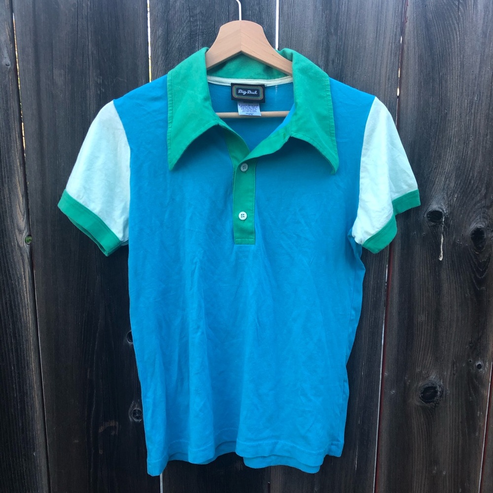 Big Bud Press Pool Blue Polo